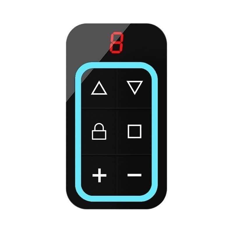 ریموت در ورودی چیکال مدل 8 کاناله پلکسی طرح blu کد k 329