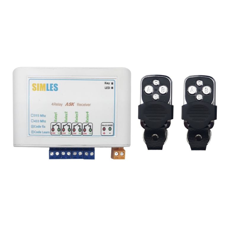 ریموت و گیرنده 4 رله سیملس مدل pn1467