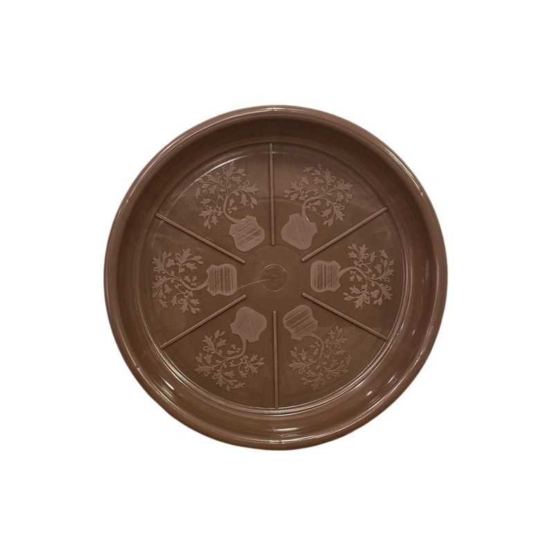 زیر گلدانی ضخیم شیک پلاستیک مدل s5 سایز 24 سانتی متر
