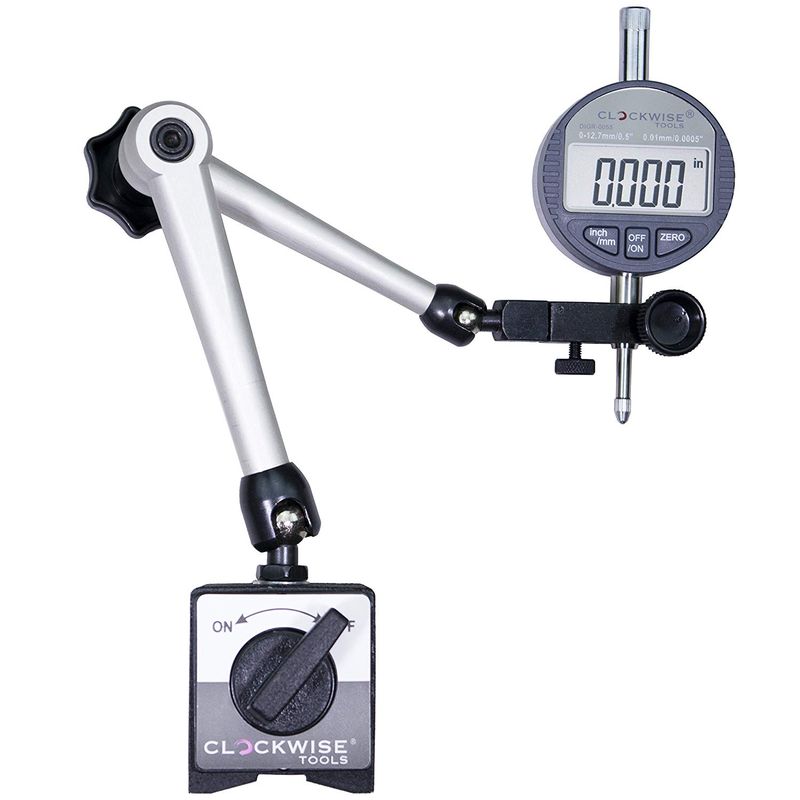 ساعت اندیکاتور کلاک وایس mm 127 به همراه پایه