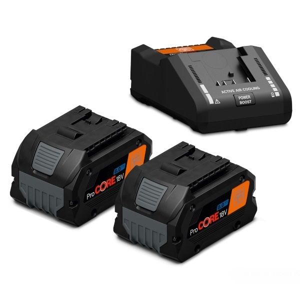 ست باتری و شارژر فاین مدل procore 18 v 8.0 ah as set مجموعه 3 عددی