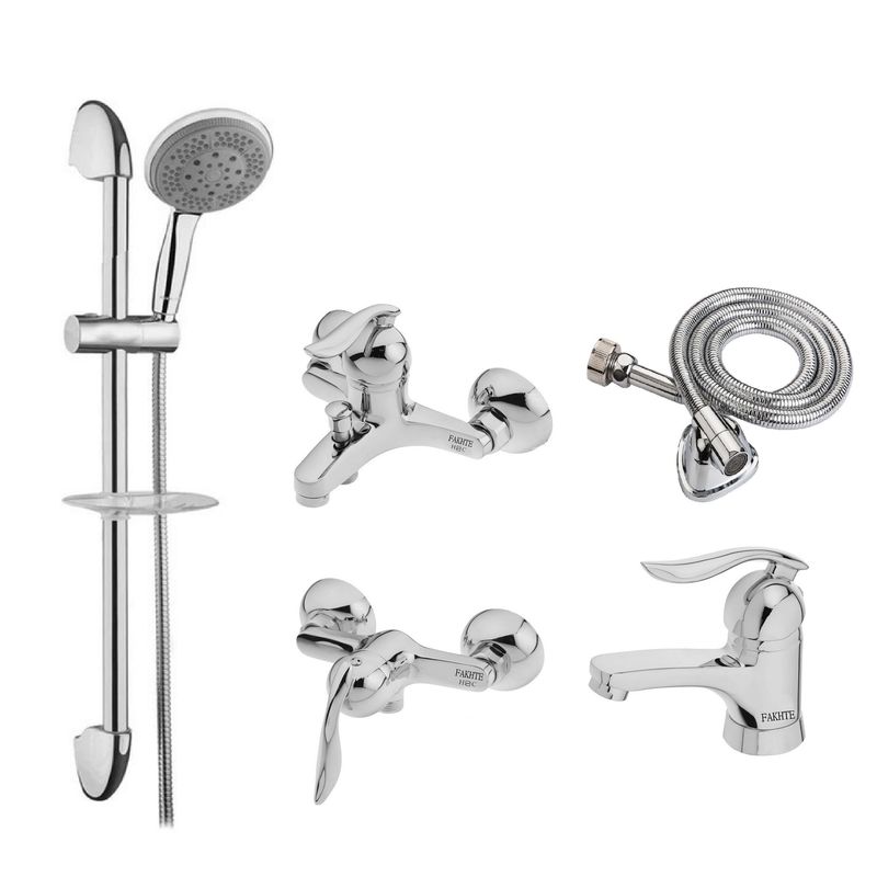 ست شیرآلات فاخته مدل قهرمان سازه bi sink مجموعه 5 عددی