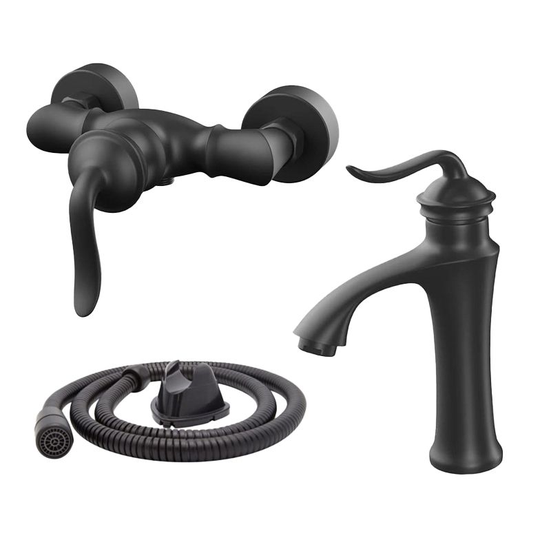 ست شیرآلات فراست پویا مدل هلن black maat 07 مجموعه 3 عددی