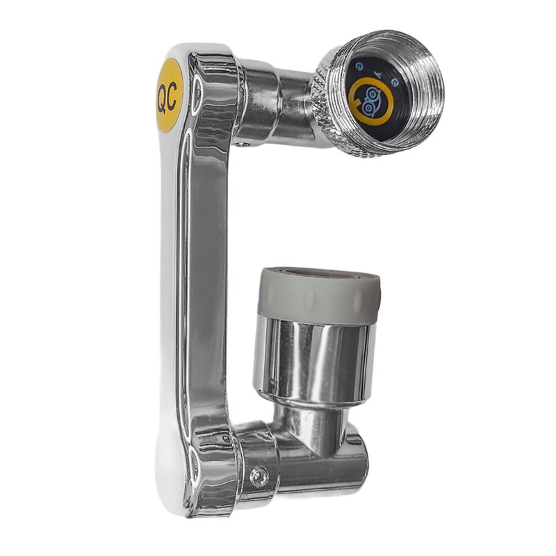 سر شیر آب آی کیو مدل چرخشی کامل چند حالته کد steel lux85