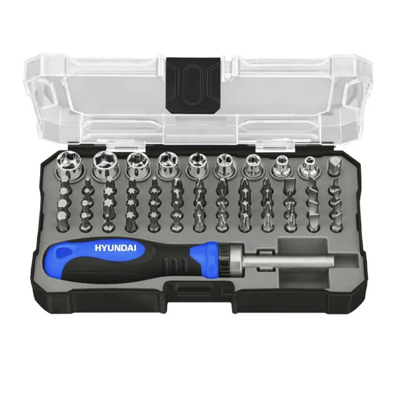 سر پیچگوشتی هیوندای مدل hc 63b مجموعه‌ی 63 عددی