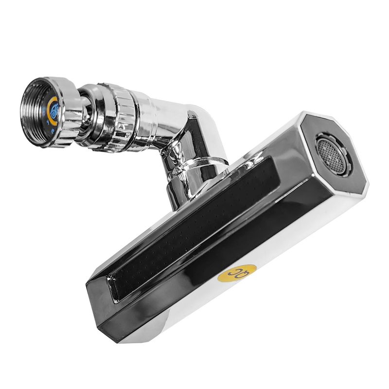 سرشیر آب آی کیو مدل چهار حالت چرخشی کد steel lux180