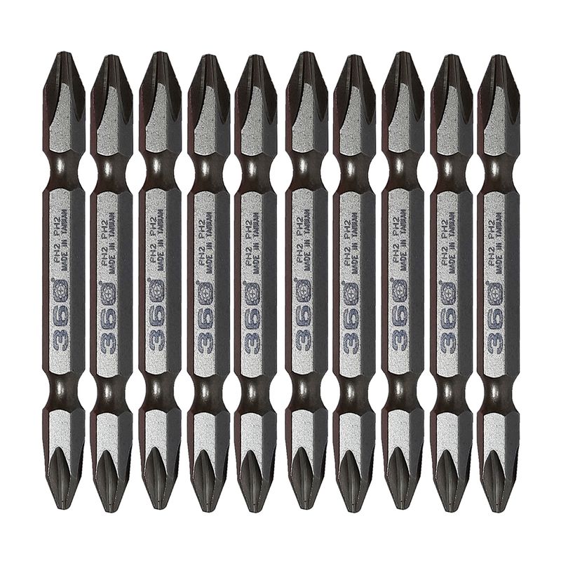 سری پیچ گوشتی دو سر چهار سو 360  مدل ht   0036 مجموعه ده عددی