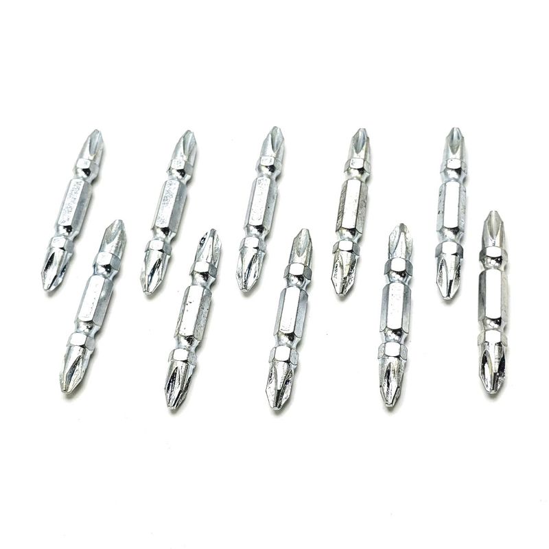 سری پیچ گوشتی دو سر چهار سو مدل sharp ph2 مجموعه 10 عددی