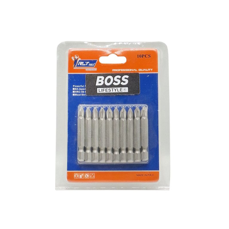 سری پیچ گوشتی یک سر چهارسو باس مدل 10pcs بسته 10 عددی