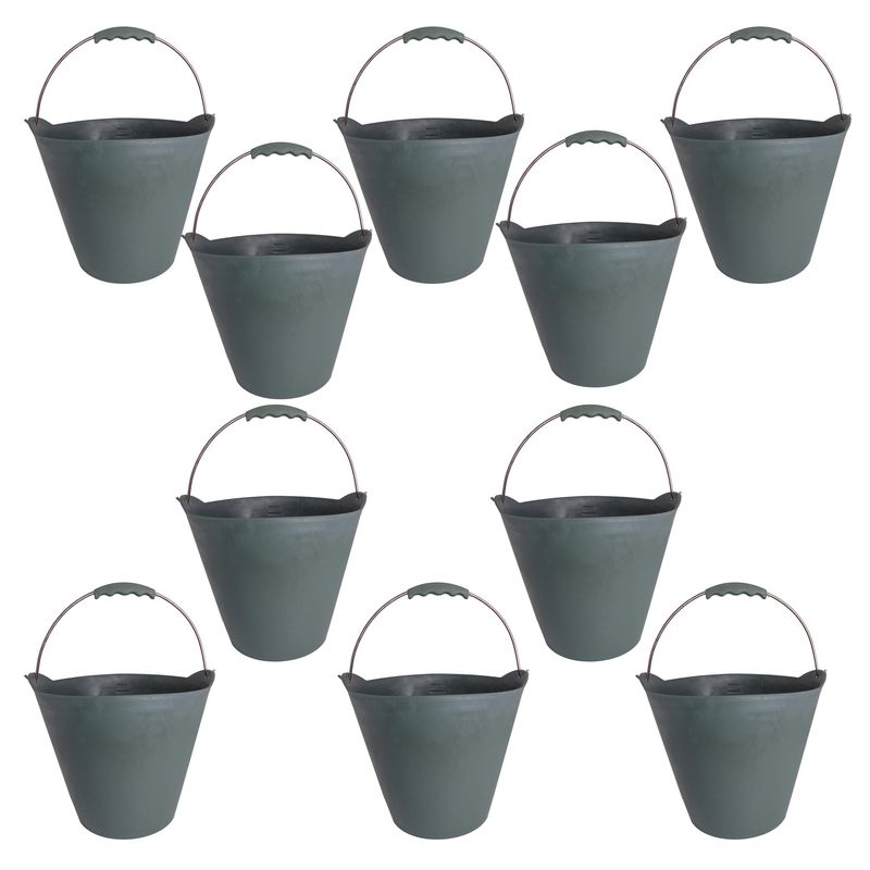 سطل بنایی مدل art plm bkt 10pcs  مجموعه 10 عددی
