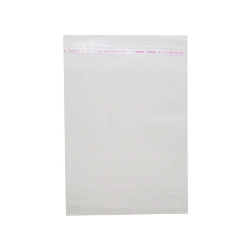 سلفون بسته بندی مدل لبه چسب دار 20*30 بسته 25 عددي