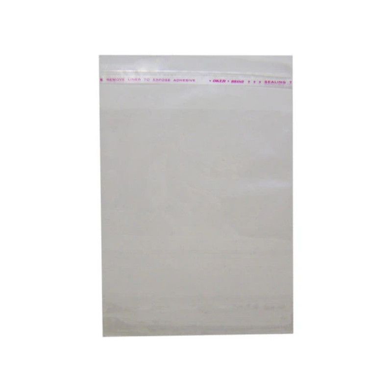 سلفون بسته بندی مدل لبه چسب دار 40x30 بسته 100 عددي