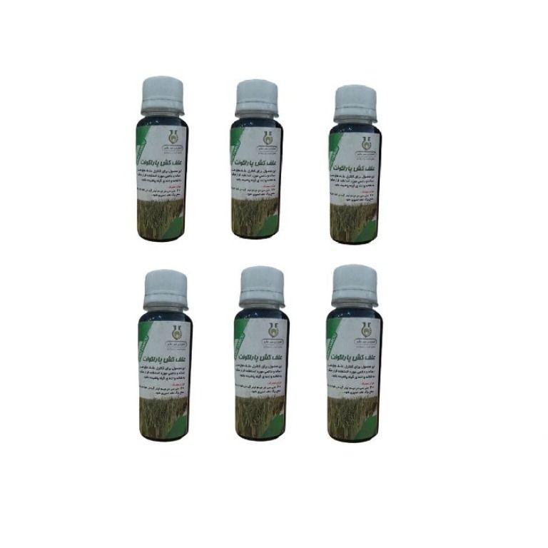 سم علف کش پاراکوات سبزدارو کد p6 حجم 120 میلی لیتر مجموعه 6 عددی