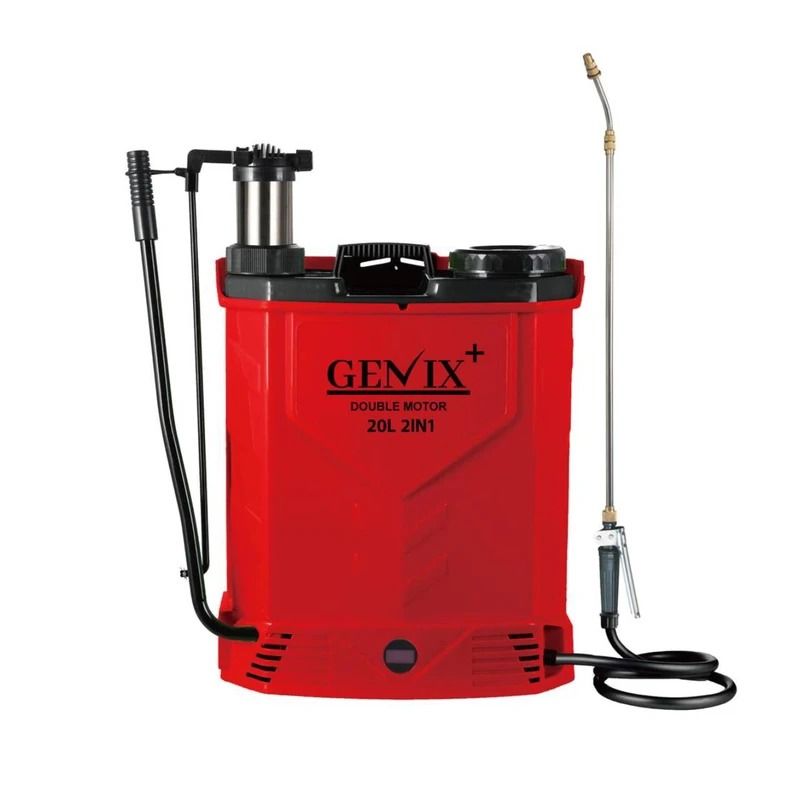سمپاش شارژی دو موتور جنیکس پلاس مدل gnx700 ظرفیت 20 لیتر