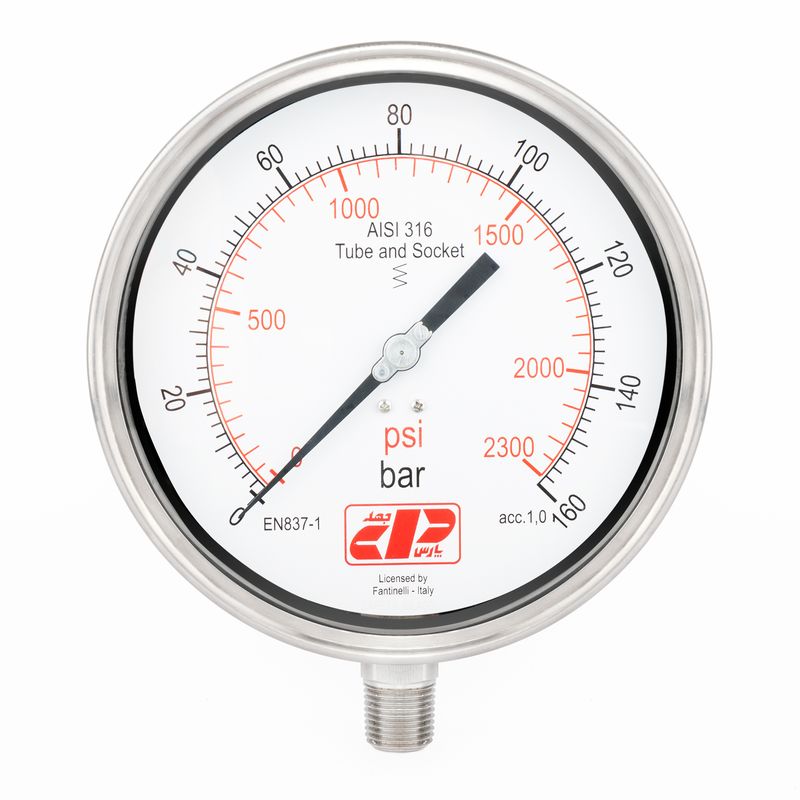 سنسور فشار پارس جهد مدل pjpg 2023range 0 160 bar