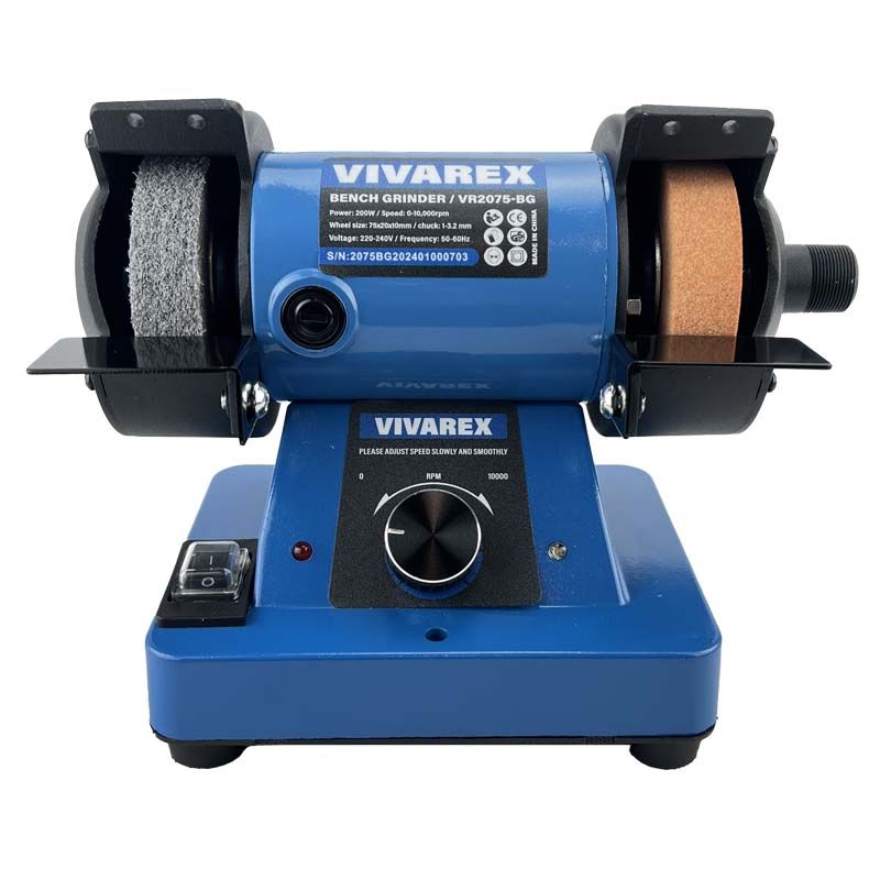 سنگ رومیزی مینیاتوری 75 میلیمتری 175 وات ویوارکس مدل vr2075 bg