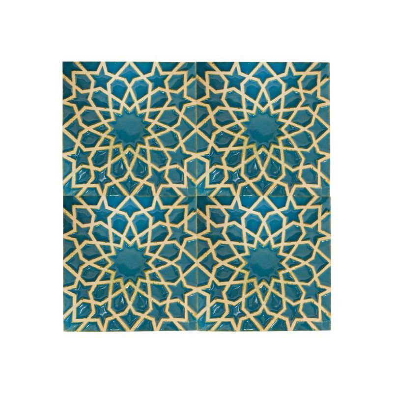سنگ نما مدل آجر نما لعابدار شمسه