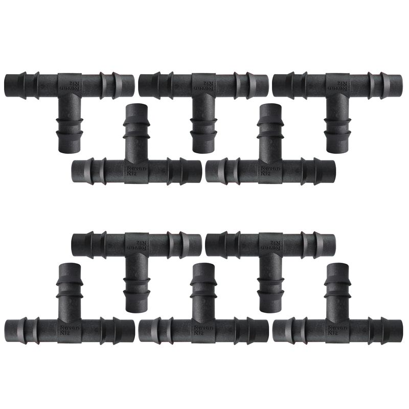 سه راهی آبیاری روان ریز مدل rr tee16mm بسته 10 عددی
