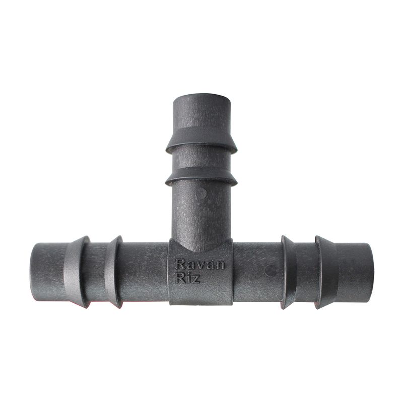 سه راهی آبیاری روان ریز مدل rr tee16mm بسته 20 عددی