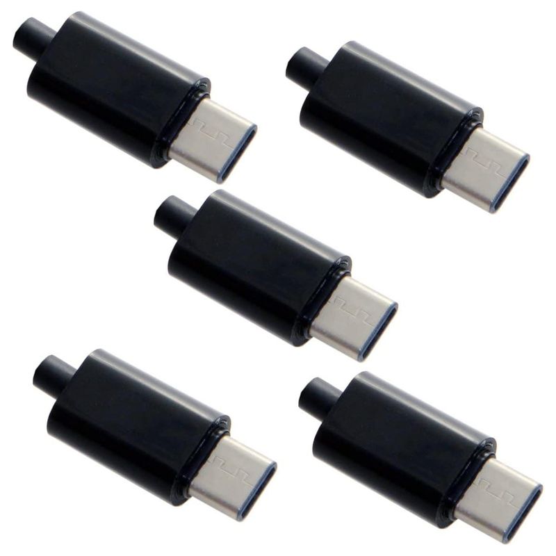 سوکت نری مدل usb c بسته 5 عددی