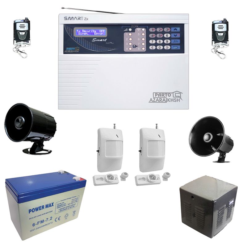 سیستم دزدگیر سیم کارتی پرتوآذرخش مدل smart zxc