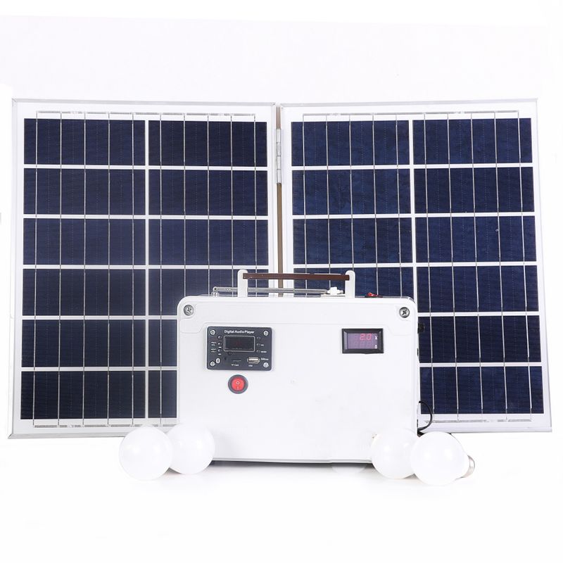 سیستم روشنایی خورشیدی مدل scpk 40blu ظرفیت 200 وات
