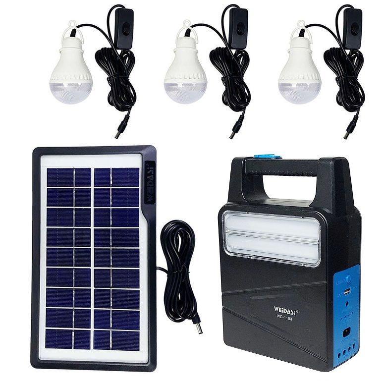 سیستم روشنایی خورشیدی ویداسی مدل wd 1103 کد b11