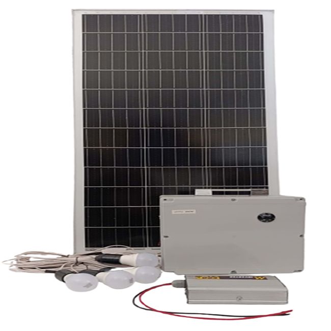 سیستم روشنایی و پاوربانک خورشیدی آرتا مدل scpk arta lifpo 100w ظرفیت 530 وات ساعت