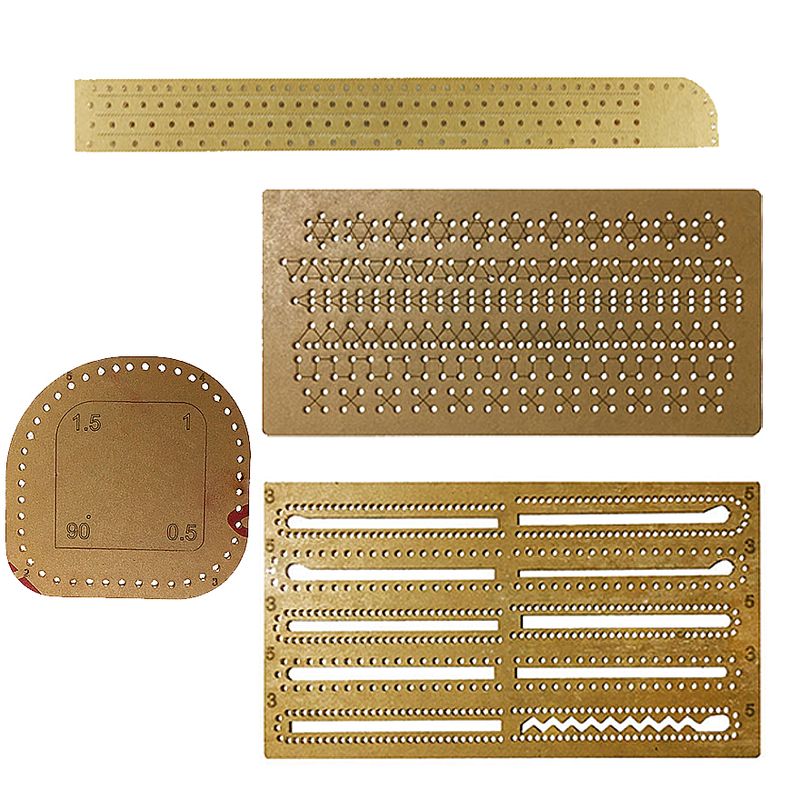 شابلون آموزشی چرم دوزی کد stitch p4 بسته 4 عددی