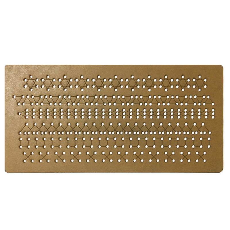 شابلون نشانه گذاری مدل stencil stitch