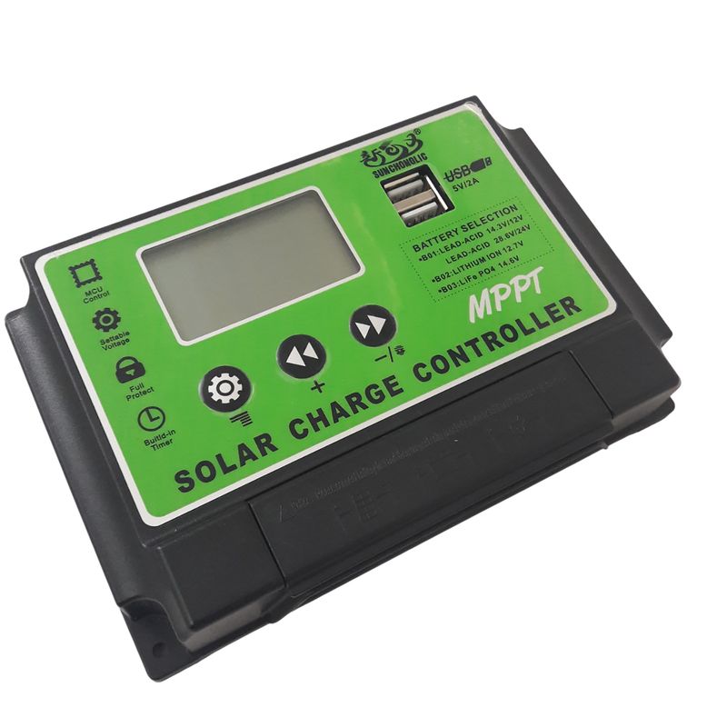 شارژ کنترلر mppt60a ولتاژ اتوماتیک 12v_24vسانچونگلیک مدل ft m1260a