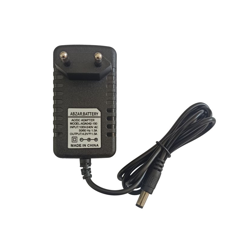 شارژر باتری لیتیومی ابزار باتری مدل 4.2v 1.5a 1cell