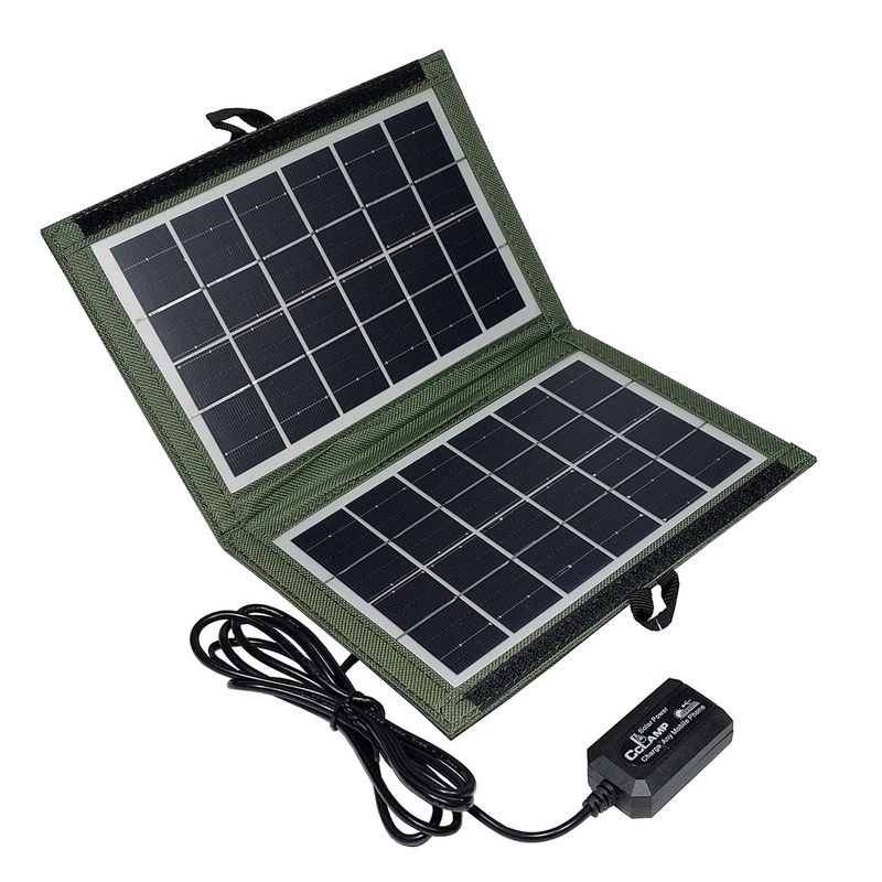 شارژر خورشیدی تاشو مدل cl 670 کد g12 ظرفیت 7 وات
