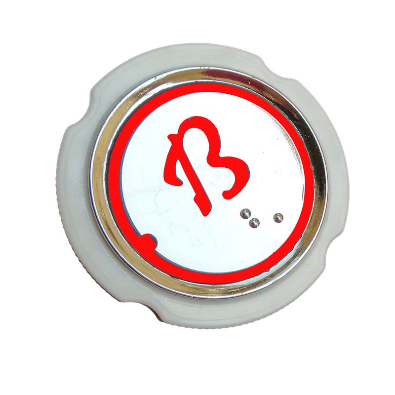شستی احضار کابین آسانسور آلومین لیفت مدل al7002 br