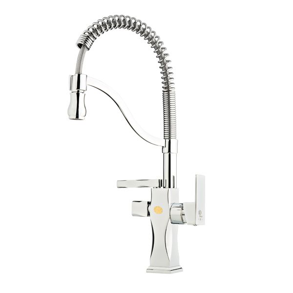 شیر آشپزخانه پیچک مدل شاوری دوکاره ایوان کد sp1947