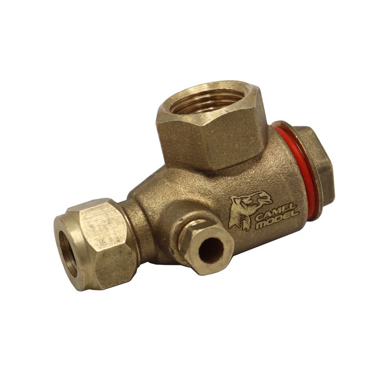 شیر یکطرفه کمپرسور باد مدل کمل کد yp rezveh 1_2inch