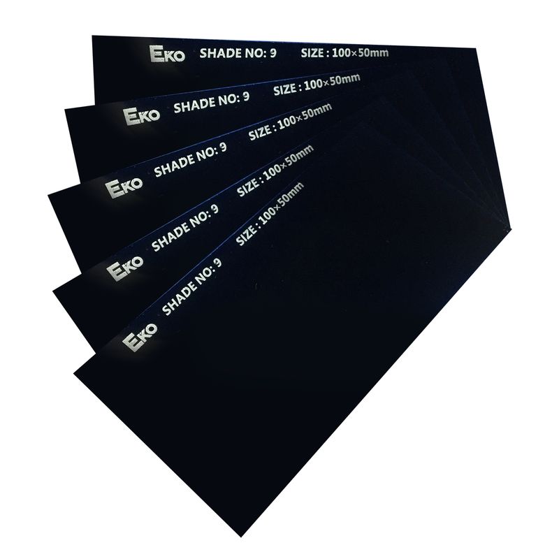 شیشه ماسک جوشکاری اکو مدل ex 5 بسته 5 عددی