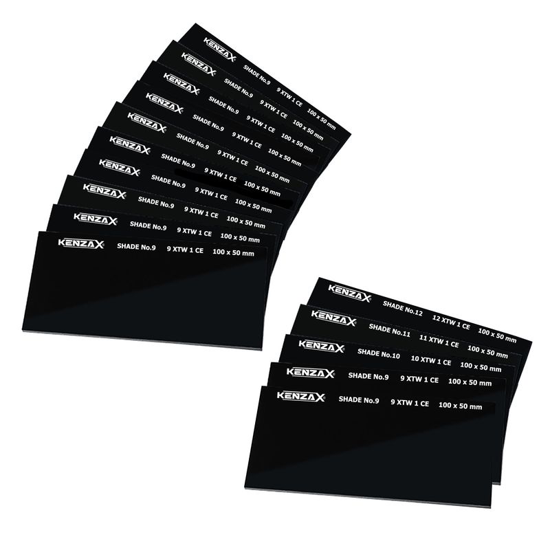 شیشه ماسک جوشکاری کنزاکس مدل kwf109 بسته 15 عددی