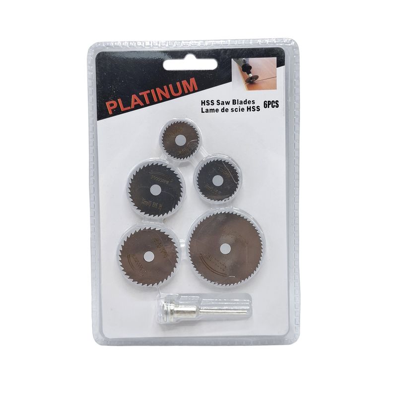 صفحه برش تیغه فرز انگشتی پلاتینیوم مدل 6pcs مجموعه 6 عددی