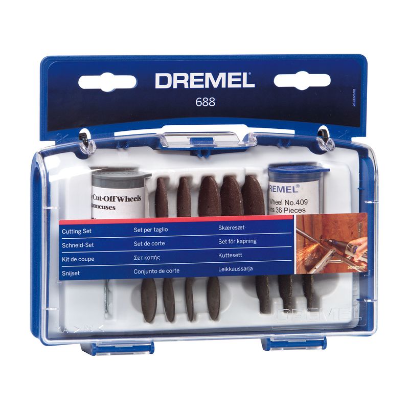 صفحه برش فلز درمل مدل dremel box کد 688 مجموعه 69 عددی