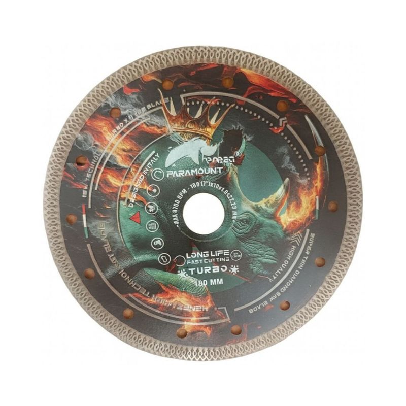 صفحه برش پرسلان بر هنزا مدلturbo سایز 180میلی متر