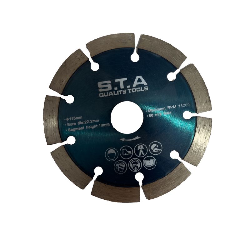 صفحه برش گرانیت اس تی ای مدل smt s.t.a 115mm سایز 115 میلی‌متر