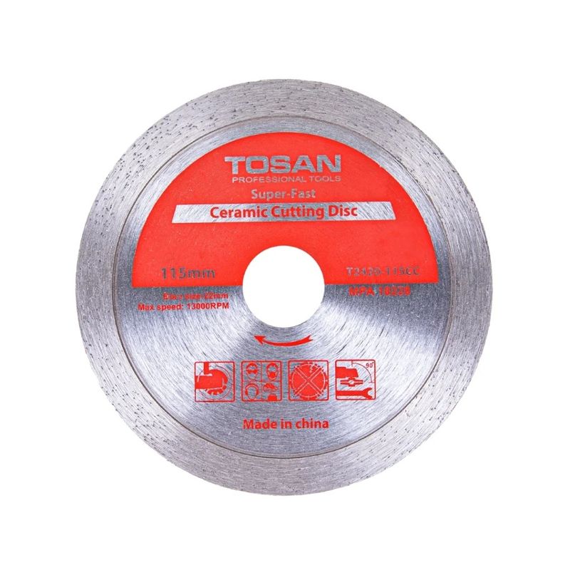صفحه برش گرانیت توسن مدل t2416 115gc سایز 115 میلی‌متر