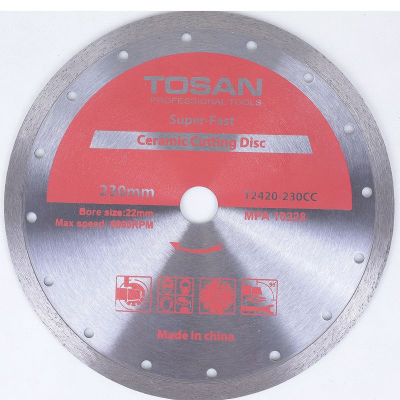 صفحه برش گرانیت توسن مدل t2416 230gc سایز 230 میلی‌متر
