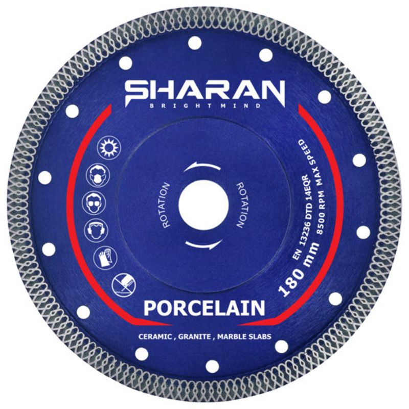 صفحه پرسلان بر شاران مدل disk 180 سایز 180 میلی متر