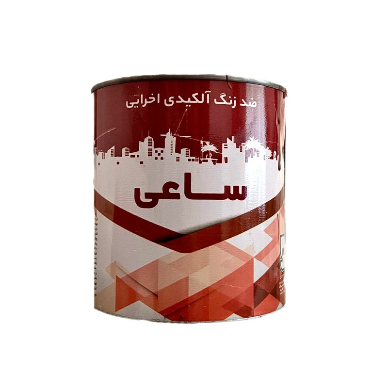 ضد زنگ آلکیدی اخرایی ساعی مدل sml وزن 1 کیلوگرم