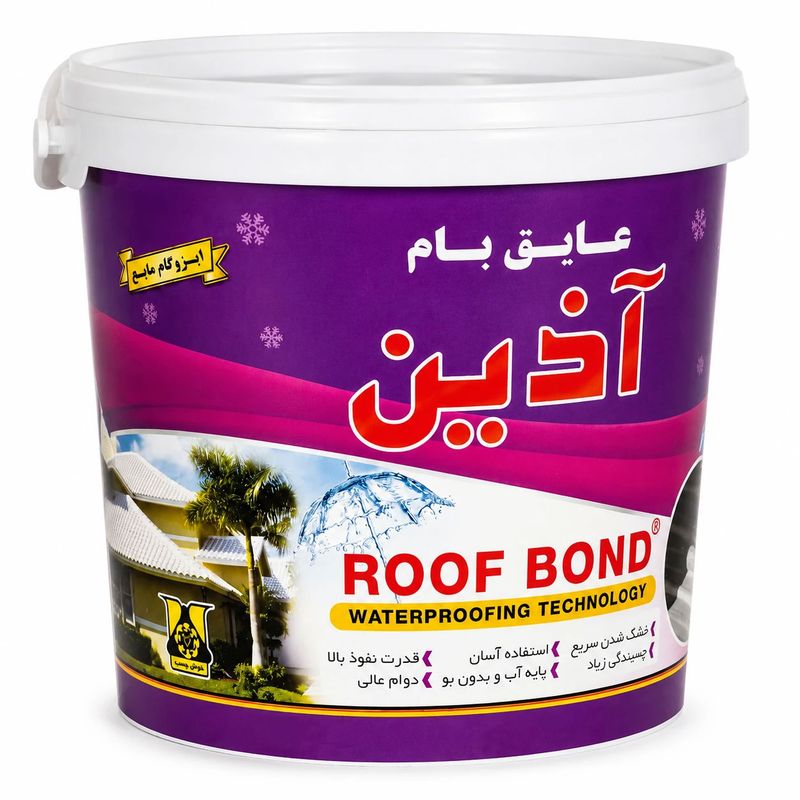 عایق بام خوش چسب مدل roof bond وزن 10 کیلوگرم