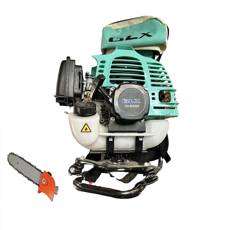 علف زن پشتی جی ال ایکس مدل cg bg520 به همراه الحاقی اره