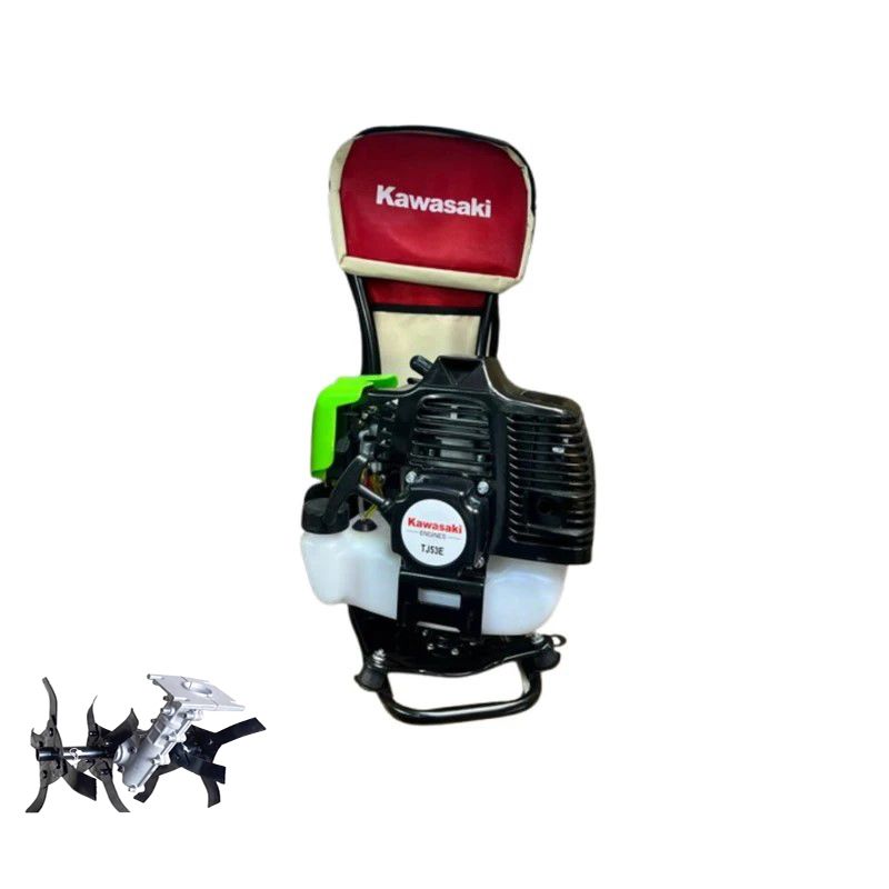 علف زن پشتی کاوازاکی مدل st bg520 همراه الحاقی روتیواتور