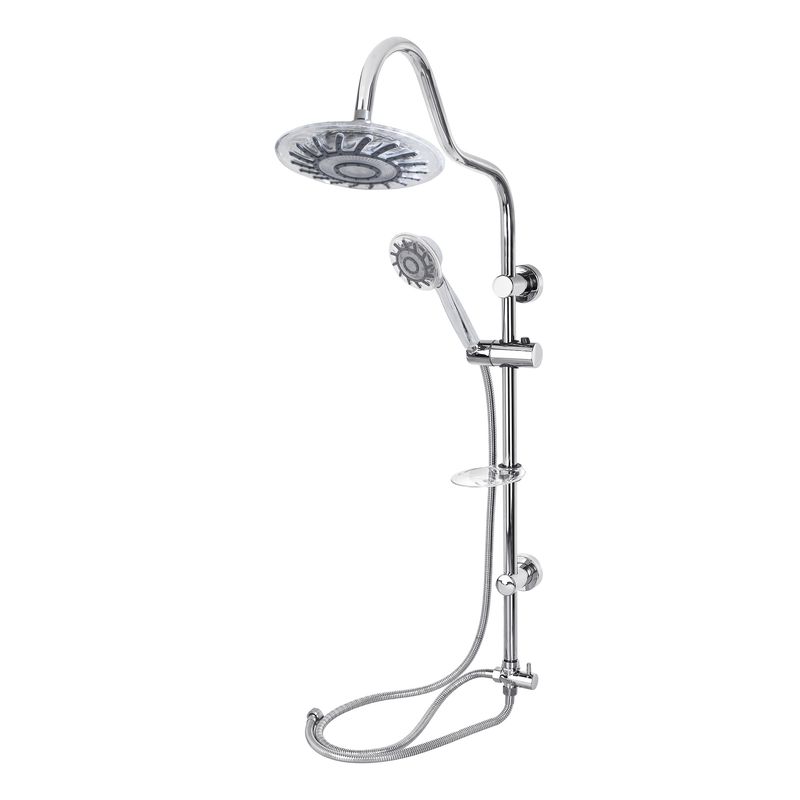 علم دوش حمام ققنوس مدل یونیورست چراغدار  led onix